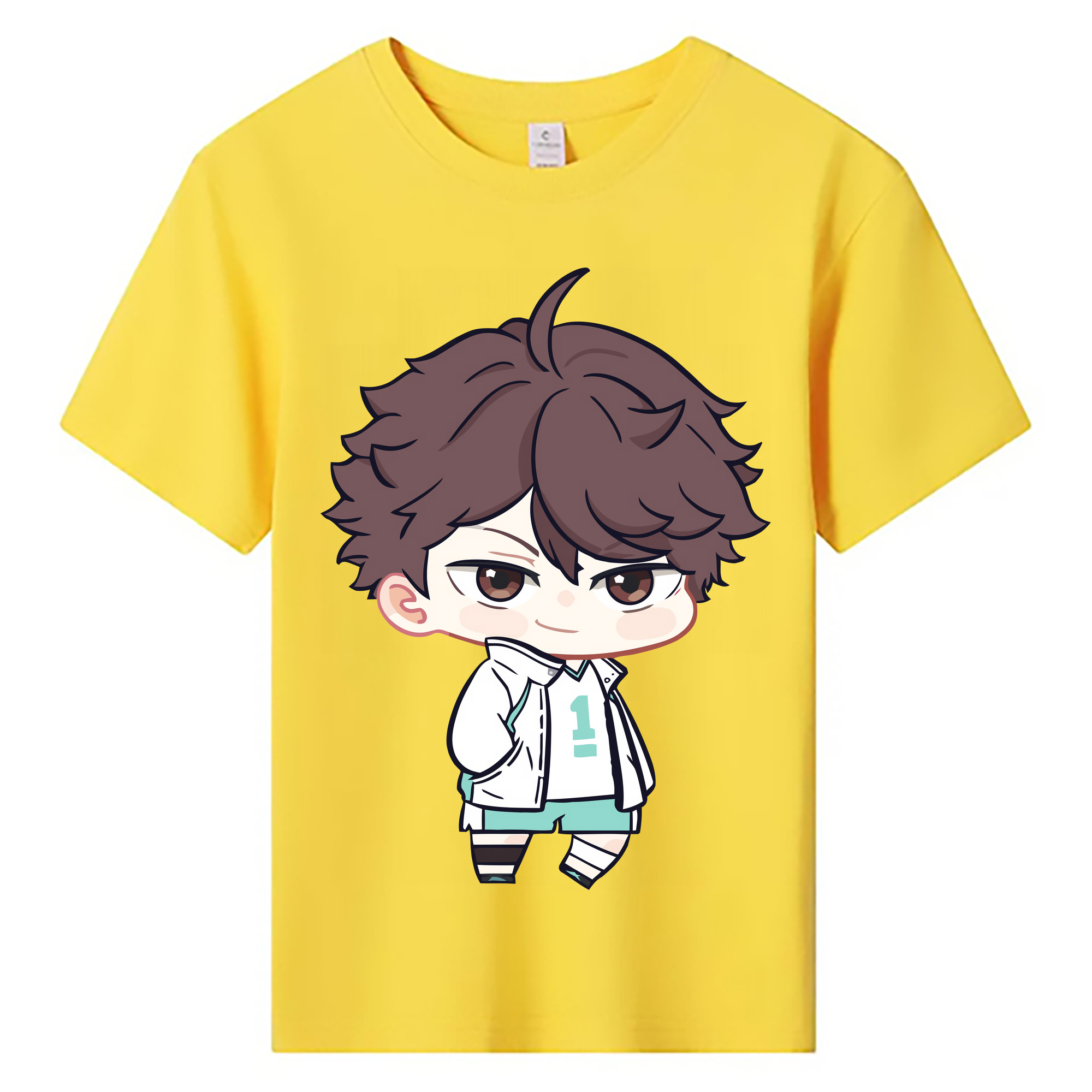 （画像用） ハイキュー!! Haikyu!! 綿100％キッズTシャツ（フロントプリント）