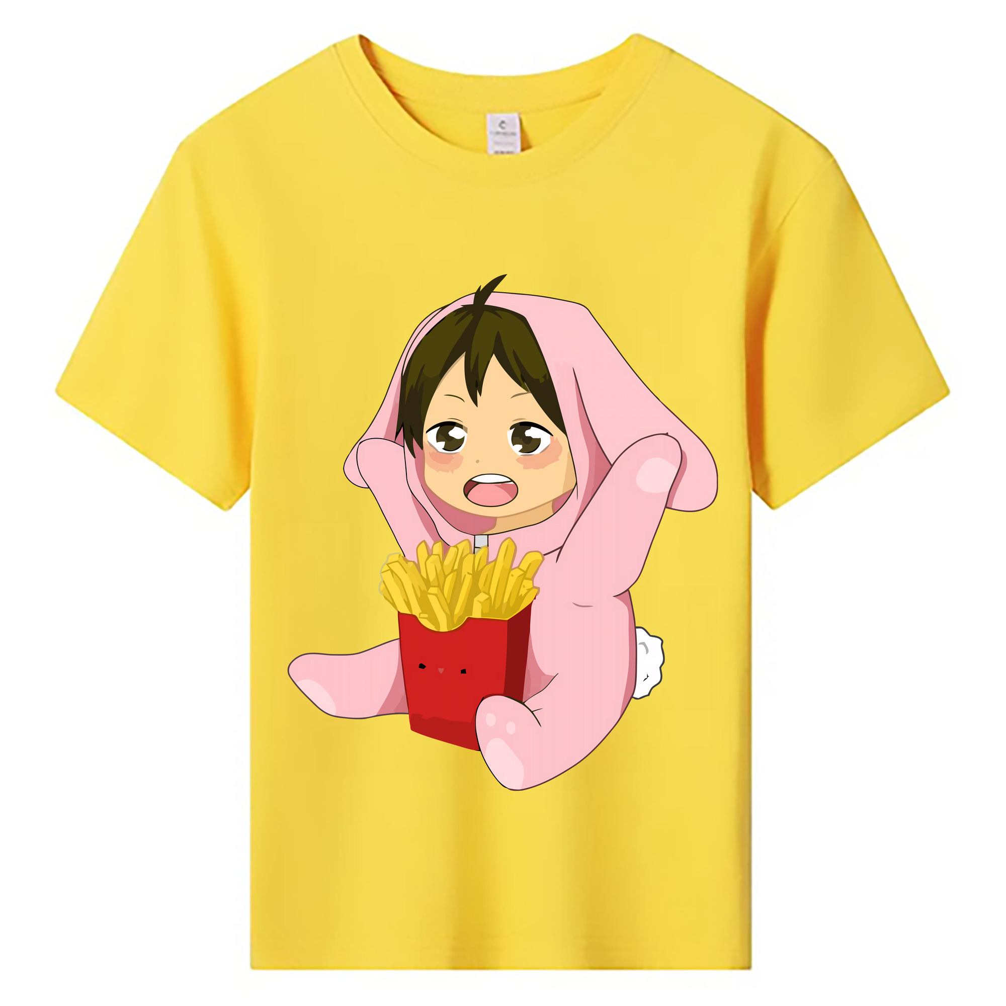 （画像用） ハイキュー!! Haikyu!! 綿100％キッズTシャツ（フロントプリント）
