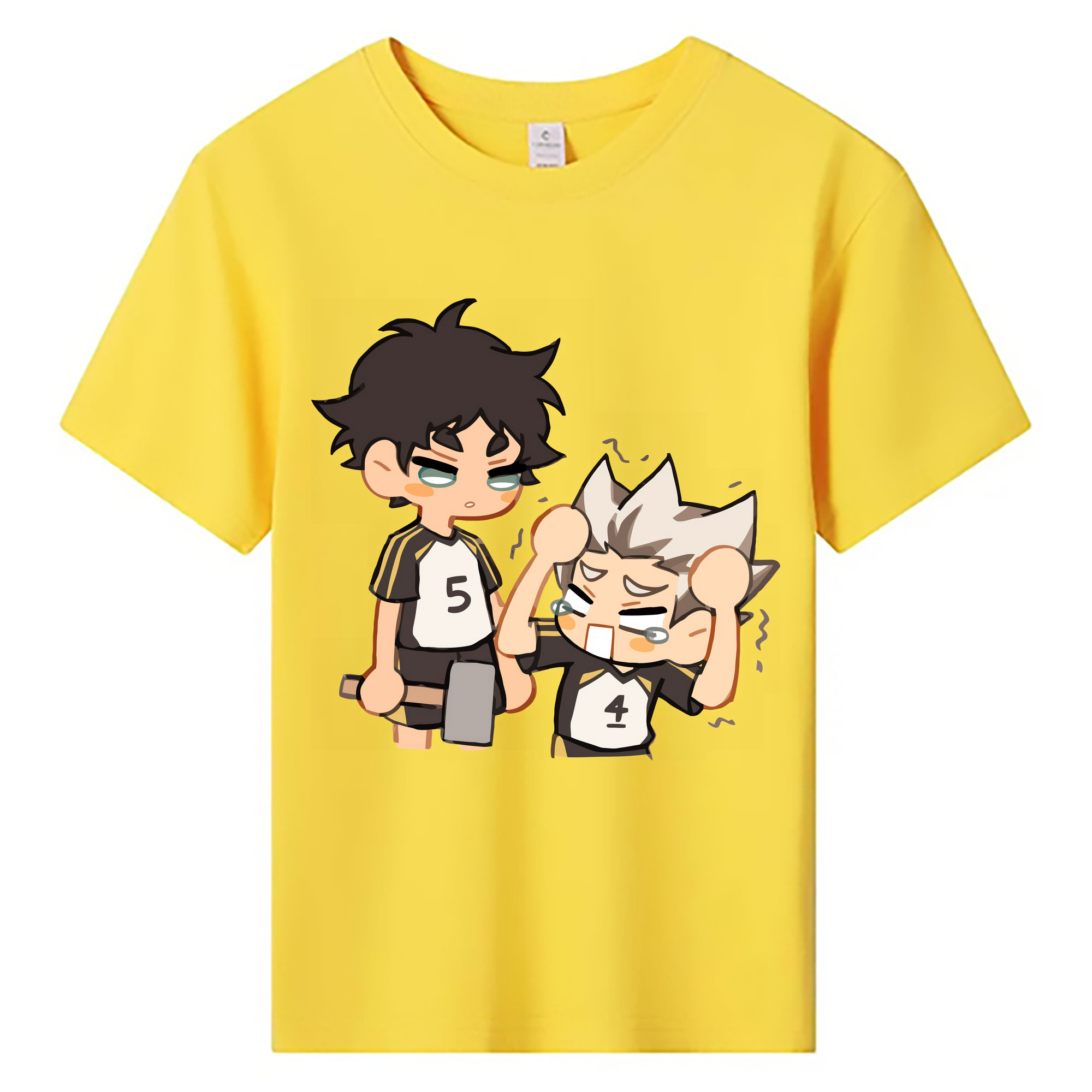 （画像用） ハイキュー!! Haikyu!! 綿100％キッズTシャツ（フロントプリント）