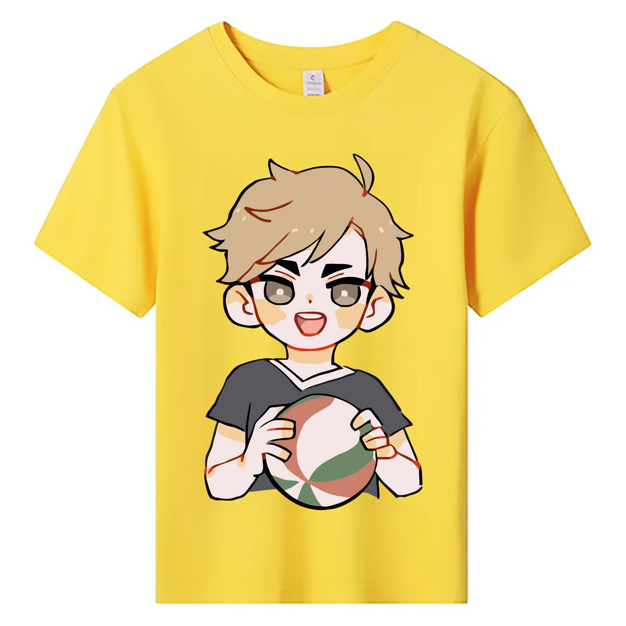 （画像用） ハイキュー!! Haikyu!! 綿100％キッズTシャツ（フロントプリント）