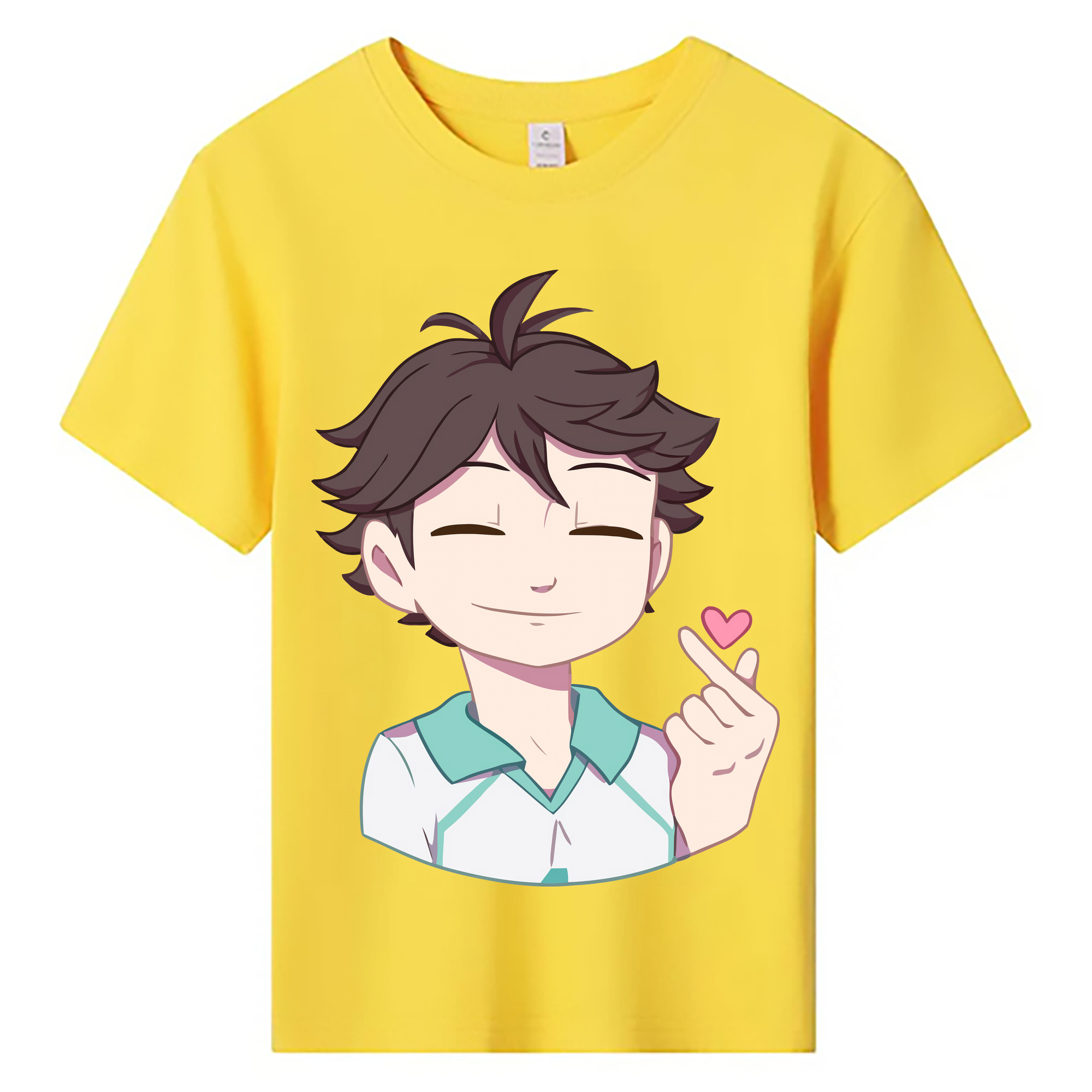 （画像用） ハイキュー!! Haikyu!! 綿100％キッズTシャツ（フロントプリント）