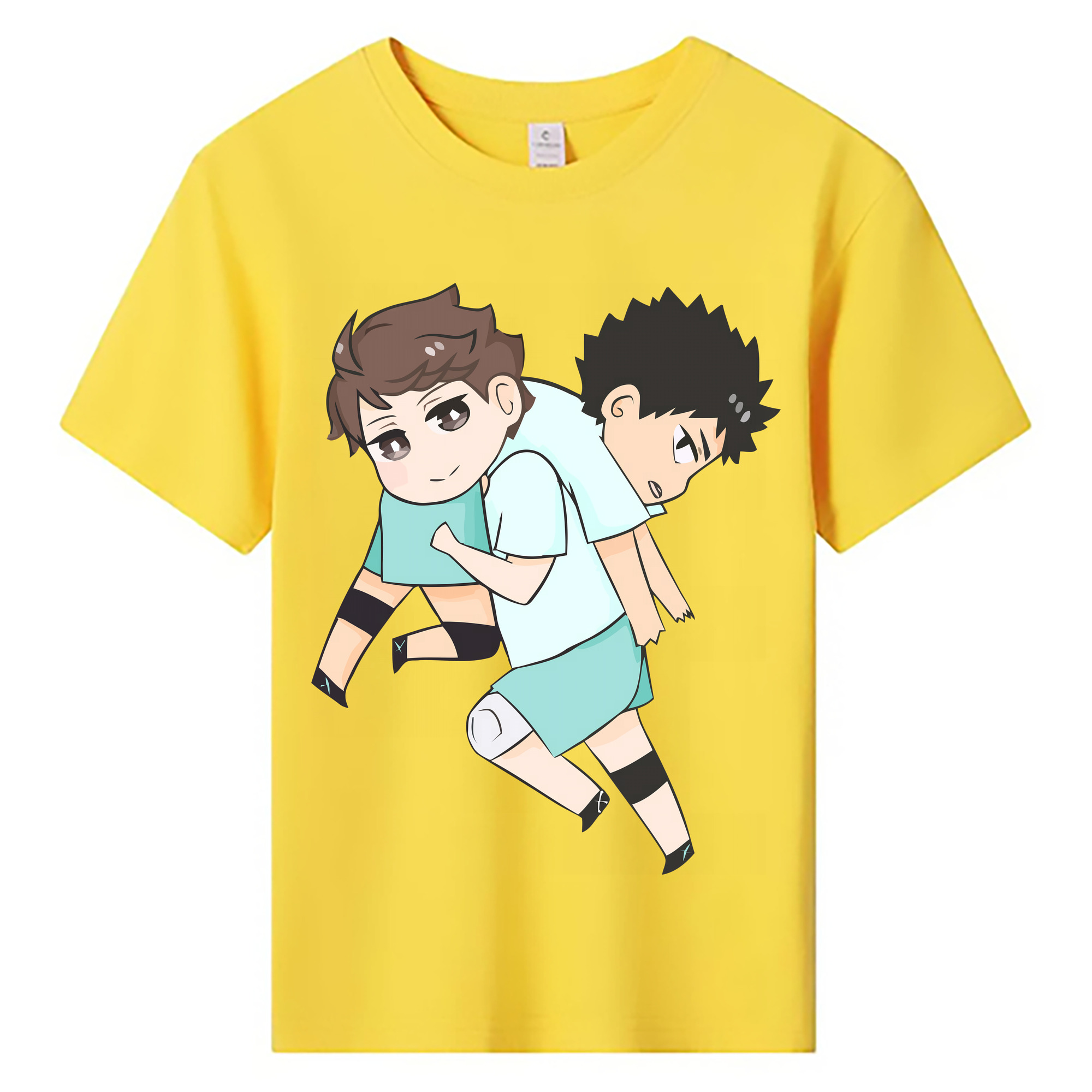 （画像用） ハイキュー!! Haikyu!! 綿100％キッズTシャツ（フロントプリント）