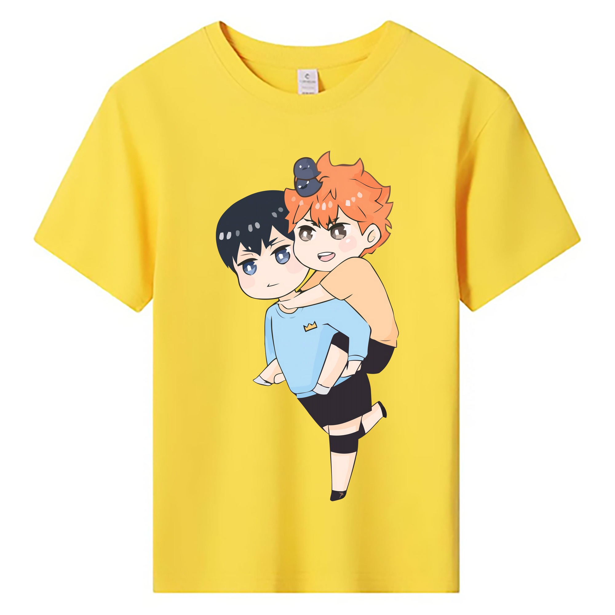 （画像用） ハイキュー!! Haikyu!! 綿100％キッズTシャツ（フロントプリント）