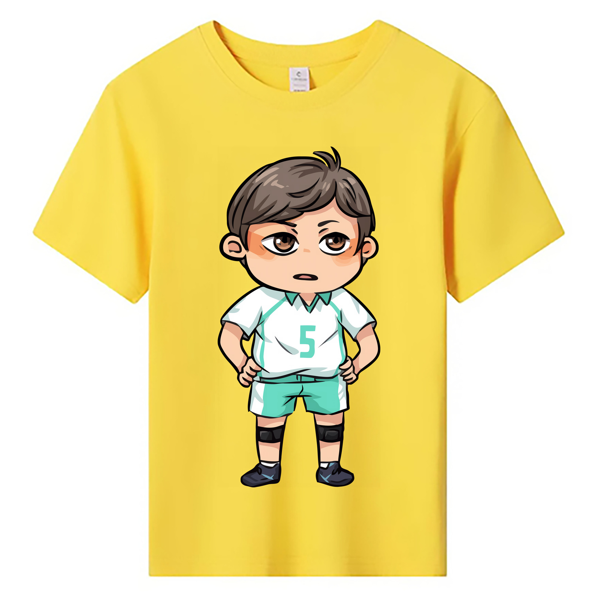（画像用） ハイキュー!! Haikyu!! 綿100％キッズTシャツ（フロントプリント）