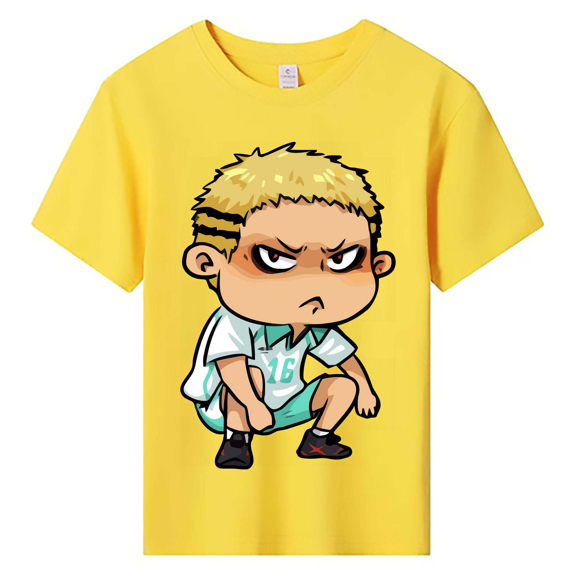 （画像用） ハイキュー!! Haikyu!! 綿100％キッズTシャツ（フロントプリント）