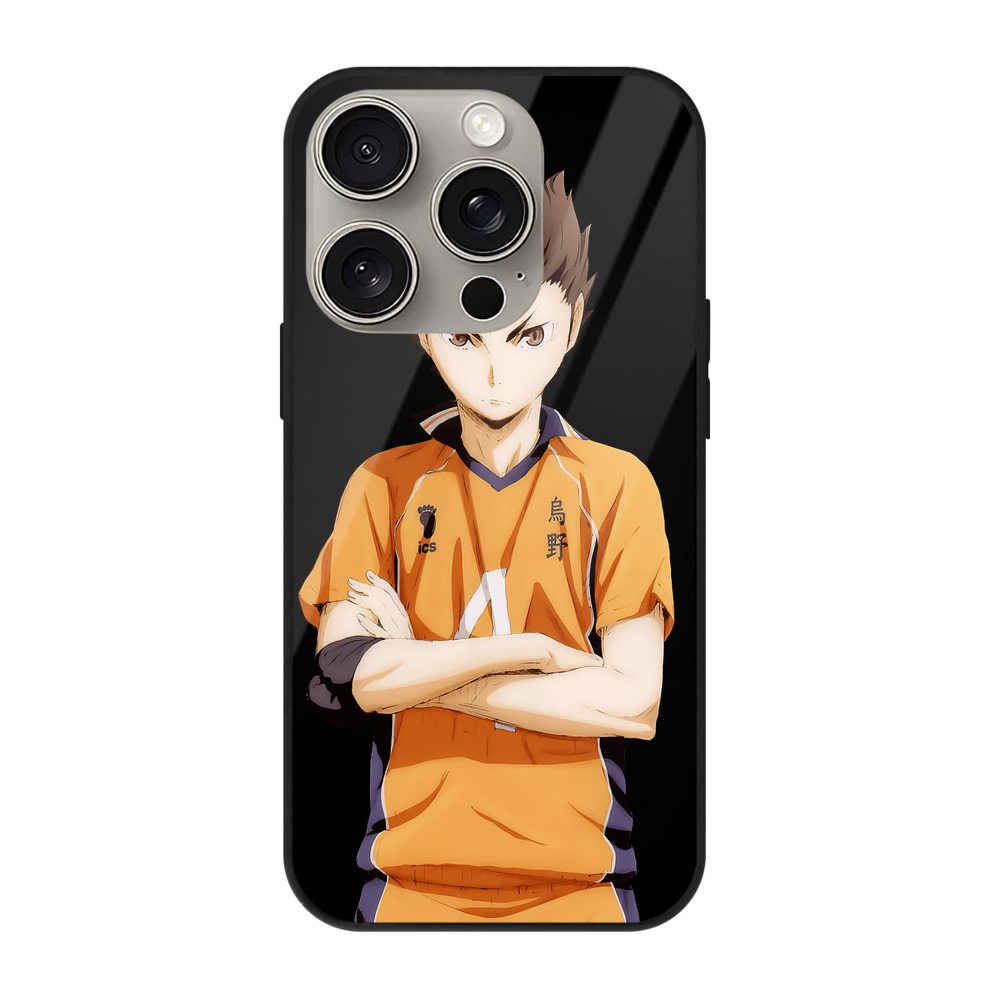 （画像用） ハイキュー!! Haikyu!! 【iPhone15Pro対応】スマホケース 耐衝撃＆黄変防止 背面ガラス