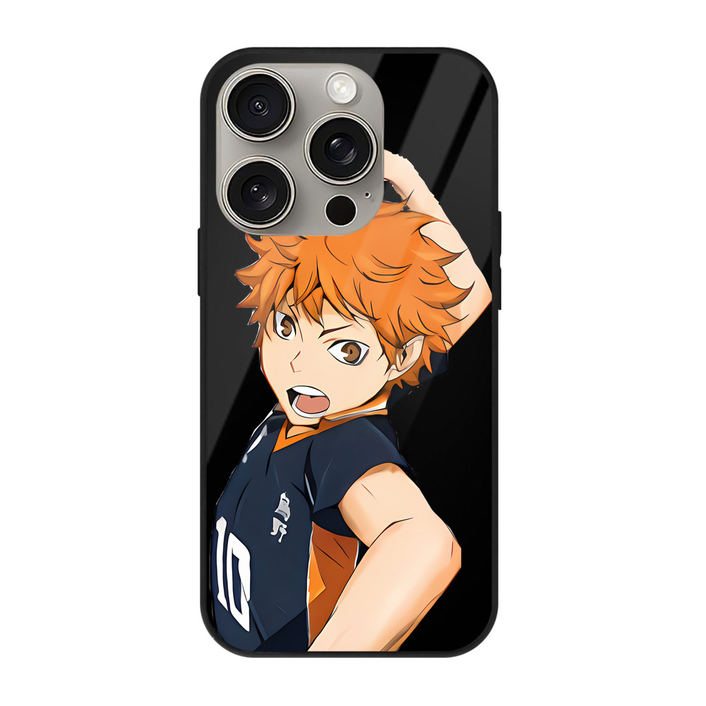 （画像用） ハイキュー!! Haikyu!! 【iPhone15Pro対応】スマホケース 耐衝撃＆黄変防止 背面ガラス