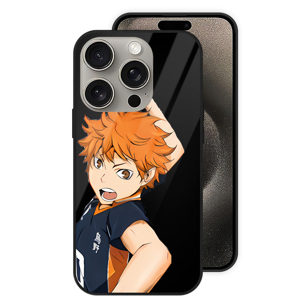 （画像用） ハイキュー!! Haikyu!! 【iPhone15Pro対応】スマホケース 耐衝撃＆黄変防止 背面ガラス