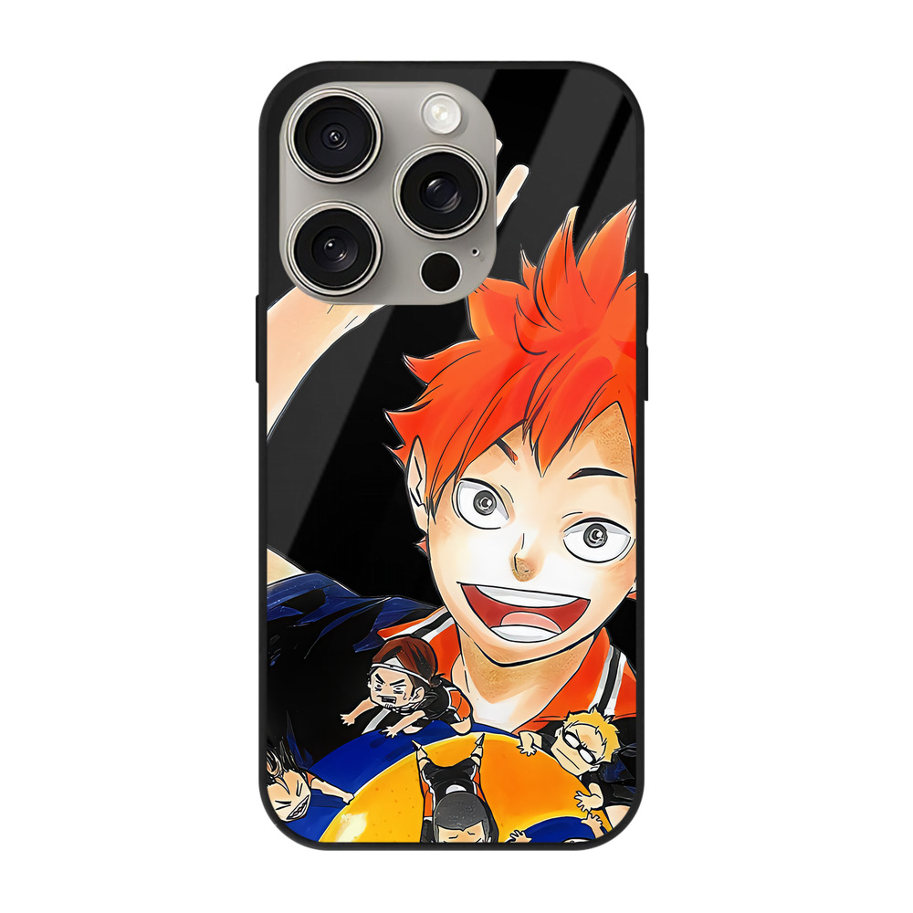 （画像用） ハイキュー!! Haikyu!! 【iPhone15Pro対応】スマホケース 耐衝撃＆黄変防止 背面ガラス