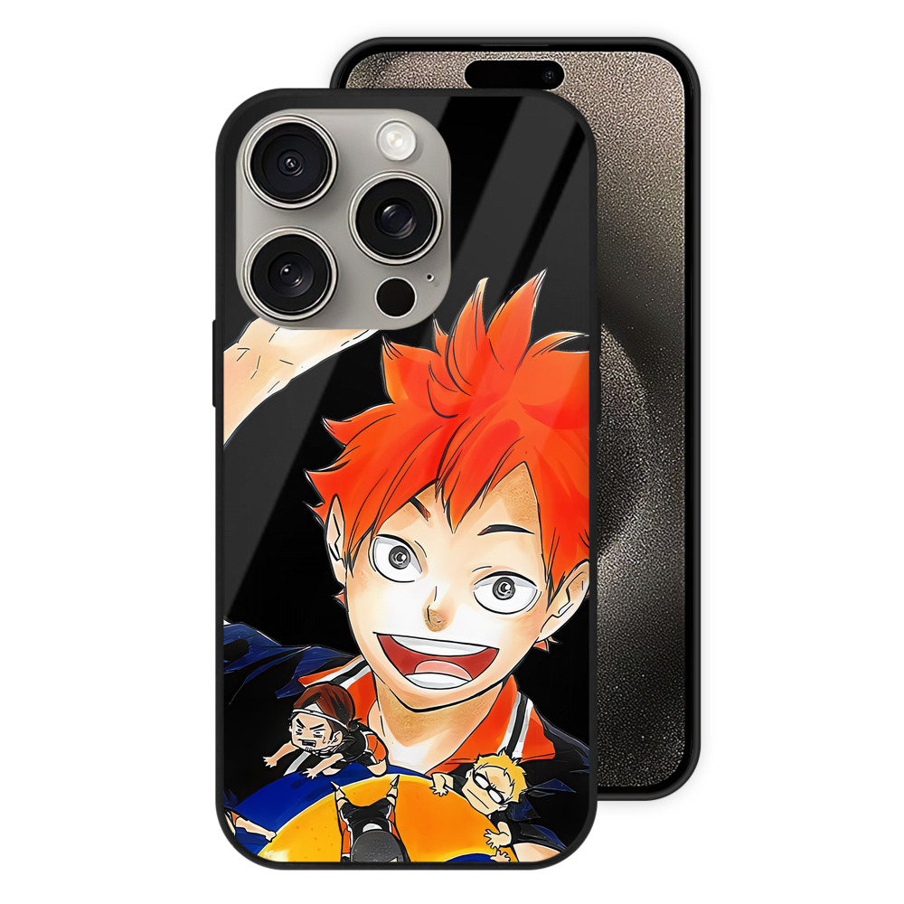 （画像用） ハイキュー!! Haikyu!! 【iPhone15Pro対応】スマホケース 耐衝撃＆黄変防止 背面ガラス