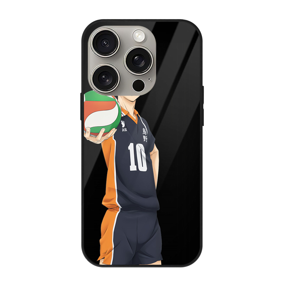 （画像用） ハイキュー!! Haikyu!! 【iPhone15Pro対応】スマホケース 耐衝撃＆黄変防止 背面ガラス