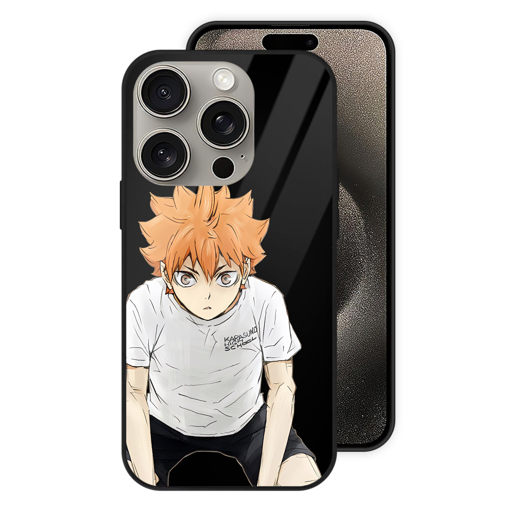 （画像用） ハイキュー!! Haikyu!! 【iPhone15Pro対応】スマホケース 耐衝撃＆黄変防止 背面ガラス