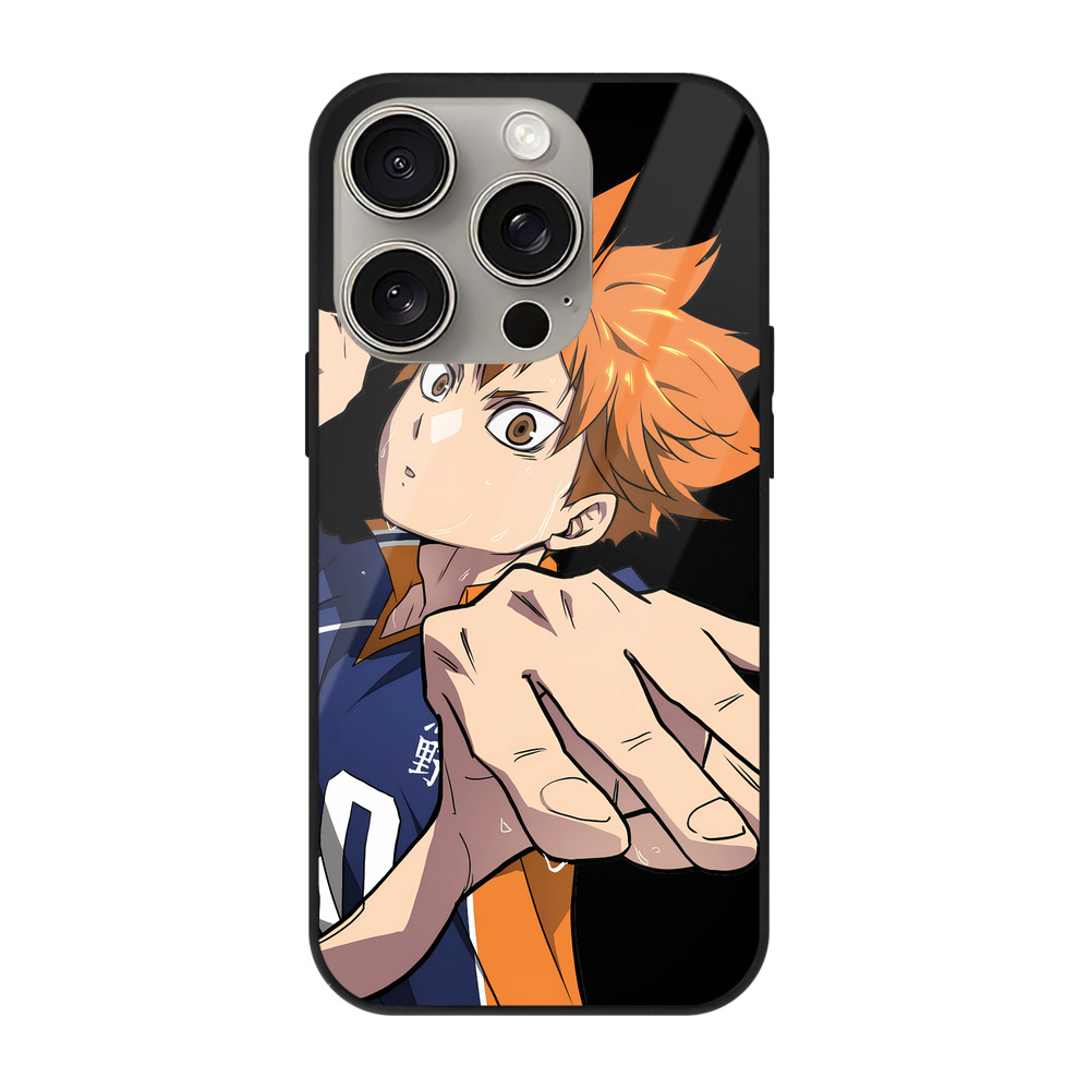 （画像用） ハイキュー!! Haikyu!! 【iPhone15Pro対応】スマホケース 耐衝撃＆黄変防止 背面ガラス