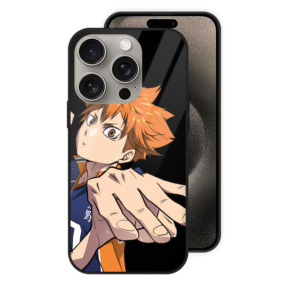（画像用） ハイキュー!! Haikyu!! 【iPhone15Pro対応】スマホケース 耐衝撃＆黄変防止 背面ガラス