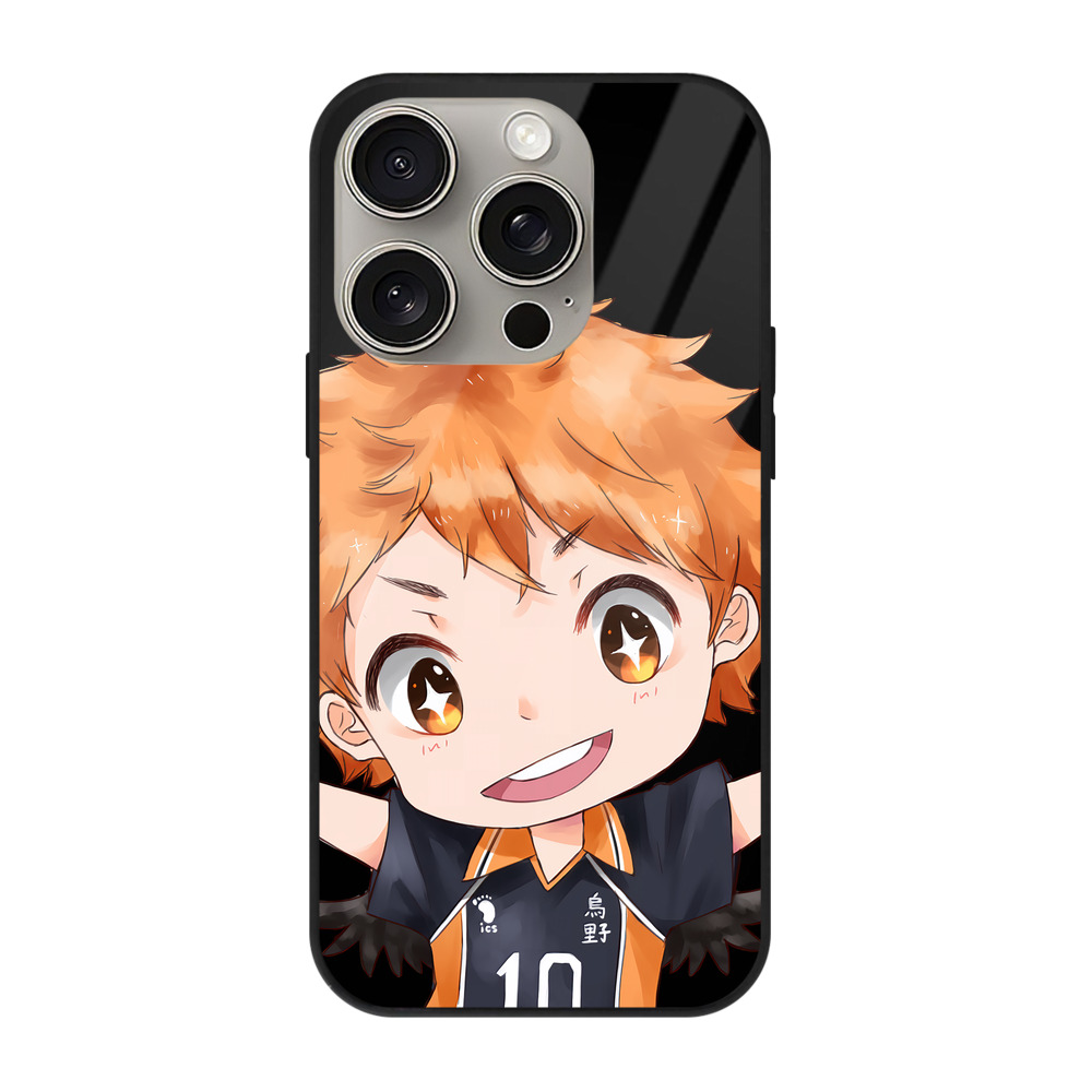 （画像用） ハイキュー!! Haikyu!! 【iPhone15Pro対応】スマホケース 耐衝撃＆黄変防止 背面ガラス