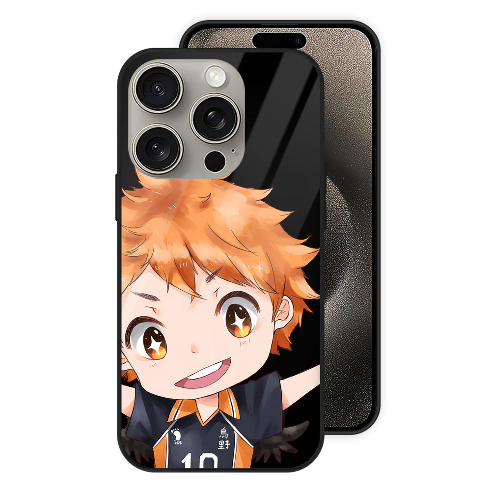 （画像用） ハイキュー!! Haikyu!! 【iPhone15Pro対応】スマホケース 耐衝撃＆黄変防止 背面ガラス