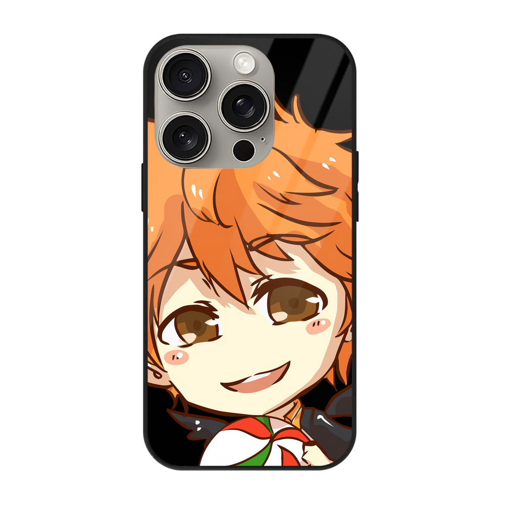 （画像用） ハイキュー!! Haikyu!! 【iPhone15Pro対応】スマホケース 耐衝撃＆黄変防止 背面ガラス