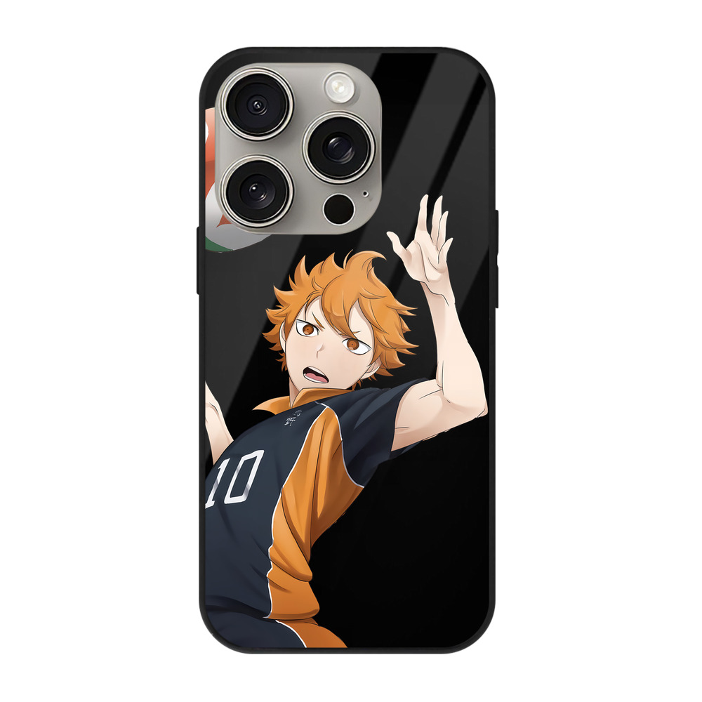 （画像用） ハイキュー!! Haikyu!! 【iPhone15Pro対応】スマホケース 耐衝撃＆黄変防止 背面ガラス