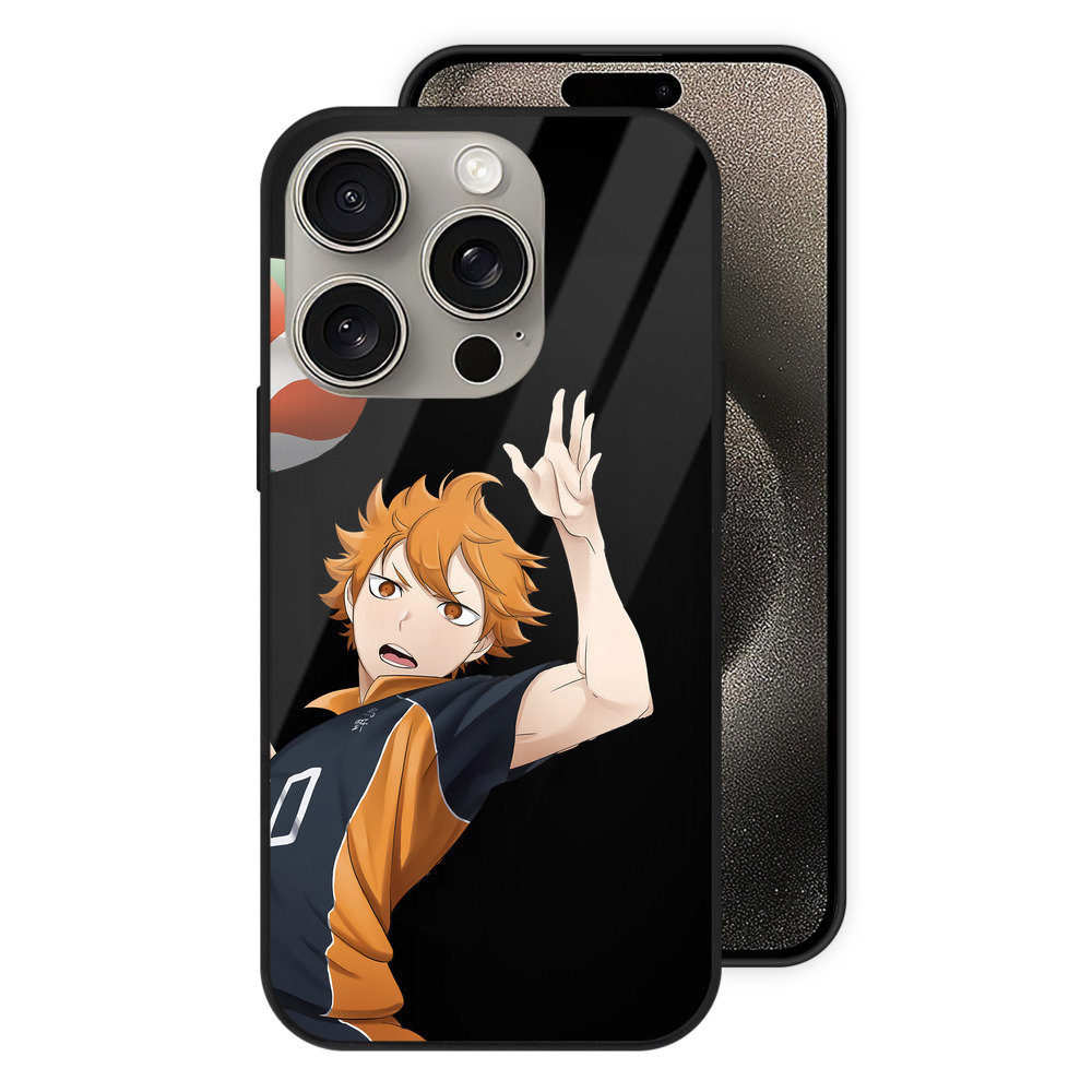 （画像用） ハイキュー!! Haikyu!! 【iPhone15Pro対応】スマホケース 耐衝撃＆黄変防止 背面ガラス