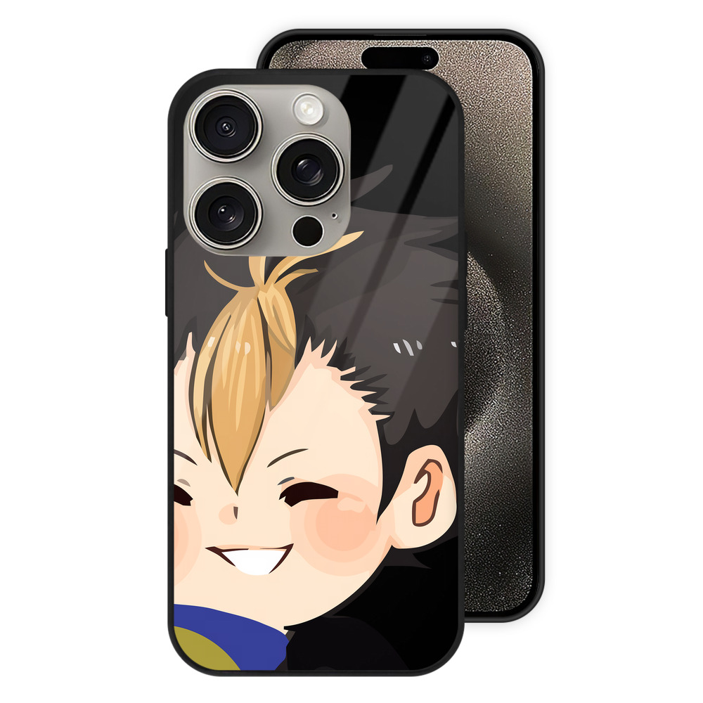 （画像用） ハイキュー!! Haikyu!! 【iPhone15Pro対応】スマホケース 耐衝撃＆黄変防止 背面ガラス