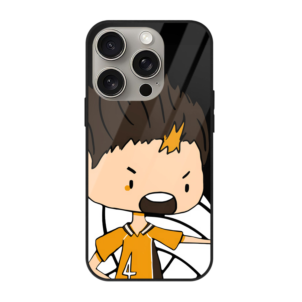 （画像用） ハイキュー!! Haikyu!! 【iPhone15Pro対応】スマホケース 耐衝撃＆黄変防止 背面ガラス