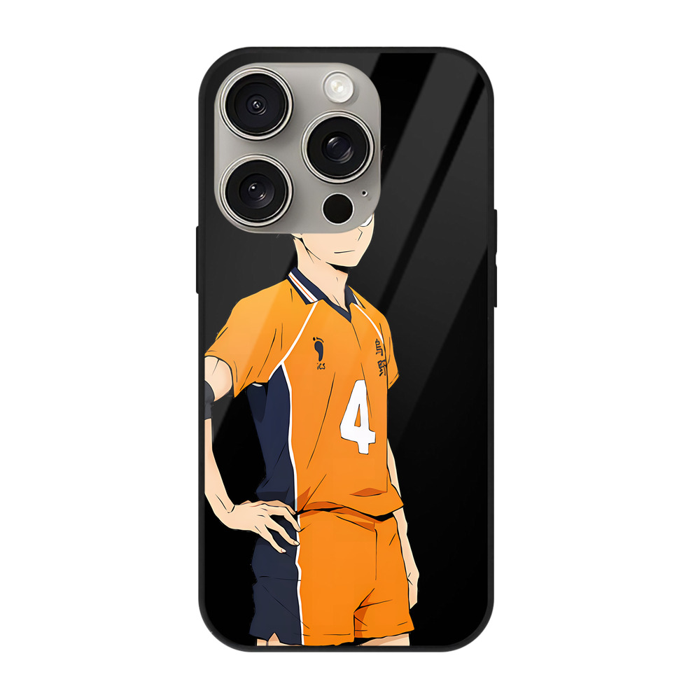 （画像用） ハイキュー!! Haikyu!! 【iPhone15Pro対応】スマホケース 耐衝撃＆黄変防止 背面ガラス