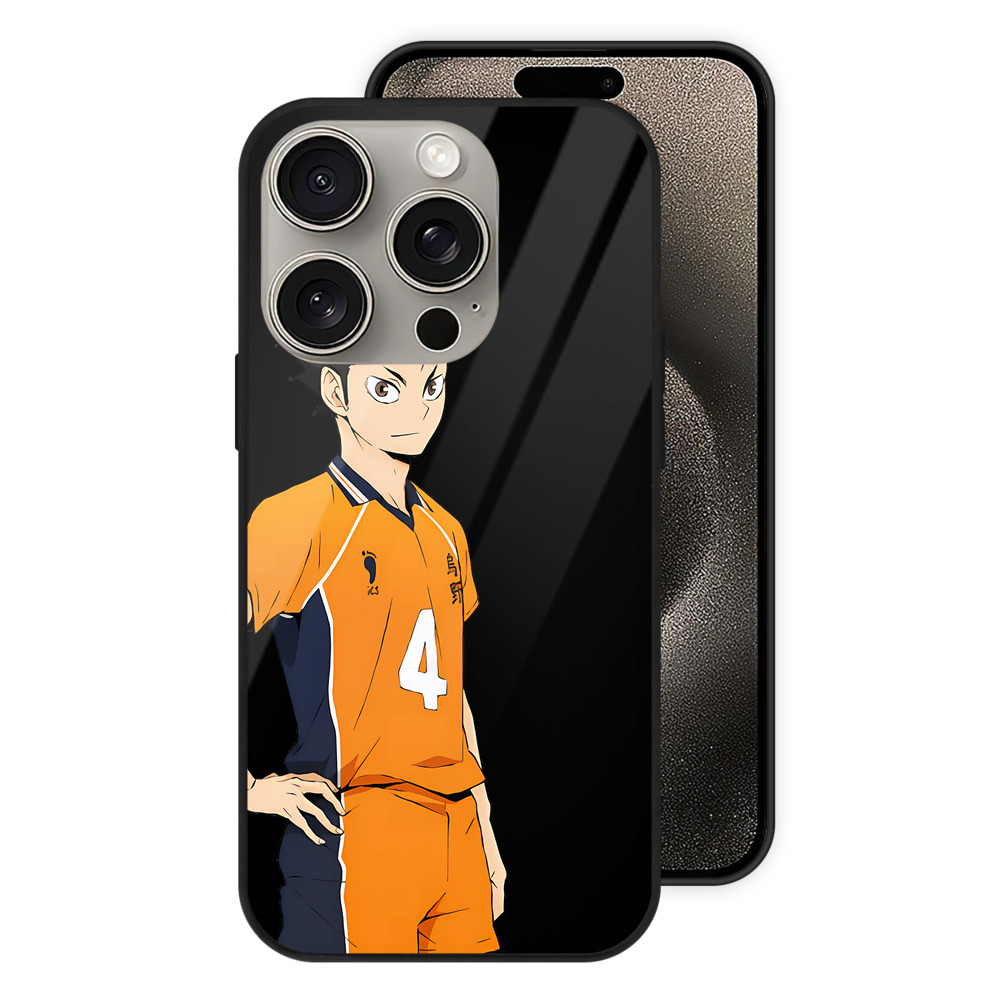 （画像用） ハイキュー!! Haikyu!! 【iPhone15Pro対応】スマホケース 耐衝撃＆黄変防止 背面ガラス
