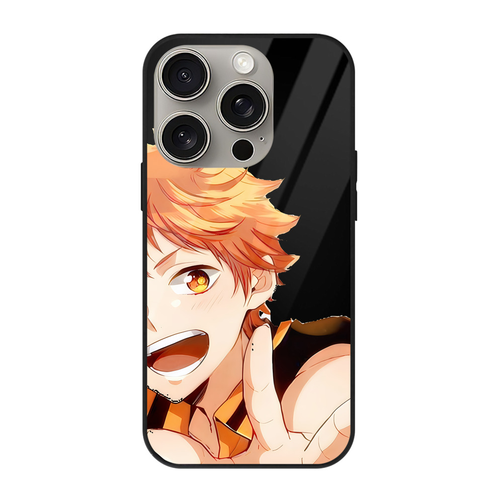 （画像用） ハイキュー!! Haikyu!! 【iPhone15Pro対応】スマホケース 耐衝撃＆黄変防止 背面ガラス