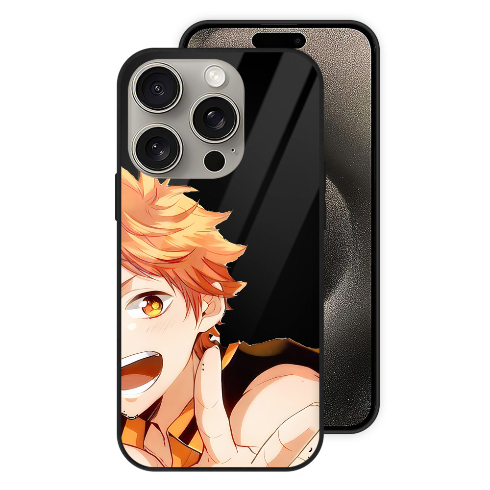 （画像用） ハイキュー!! Haikyu!! 【iPhone15Pro対応】スマホケース 耐衝撃＆黄変防止 背面ガラス