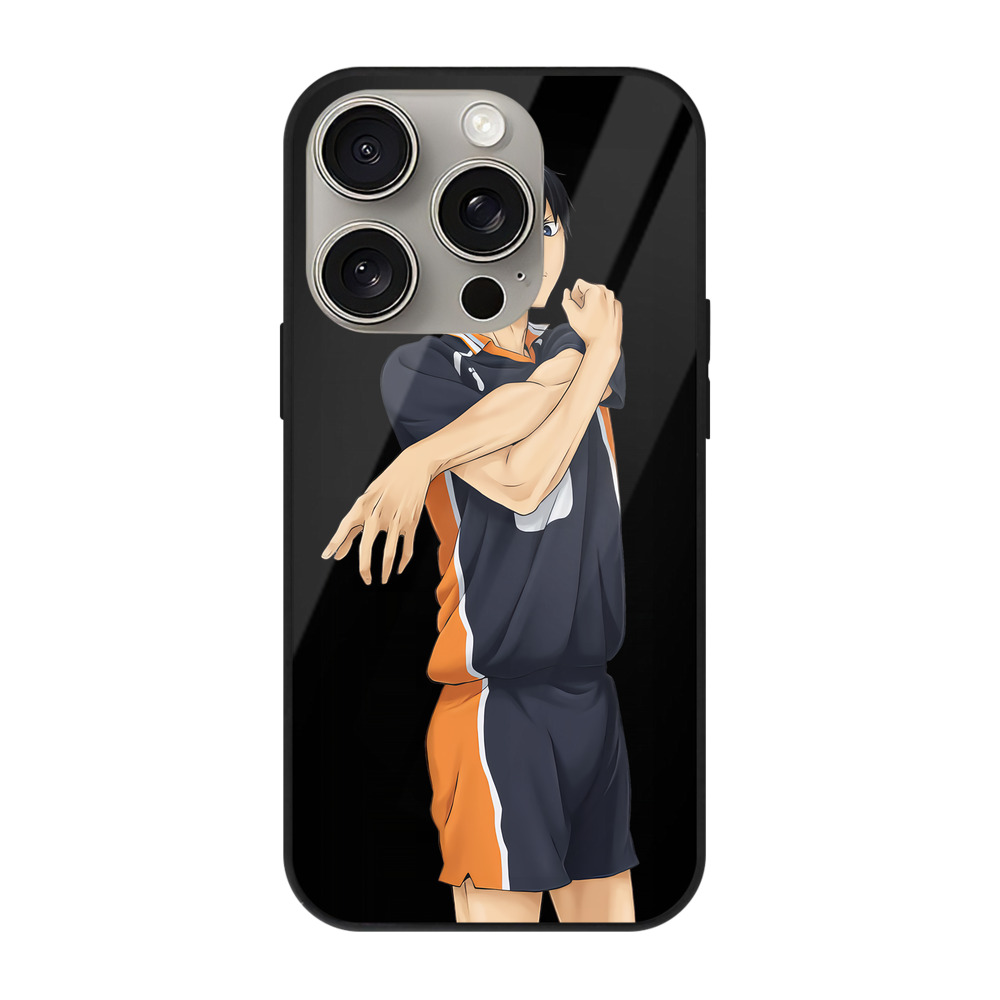 （画像用） ハイキュー!! Haikyu!! 【iPhone15Pro対応】スマホケース 耐衝撃＆黄変防止 背面ガラス