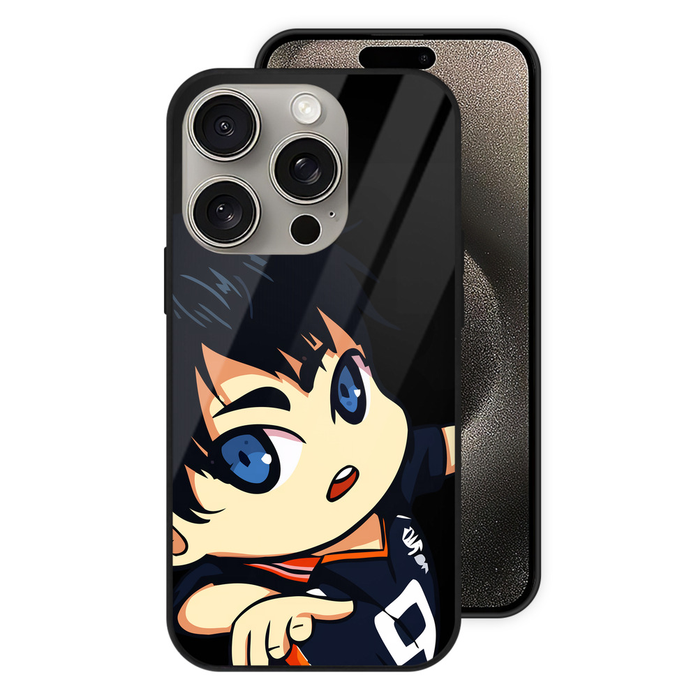 （画像用） ハイキュー!! Haikyu!! 【iPhone15Pro対応】スマホケース 耐衝撃＆黄変防止 背面ガラス
