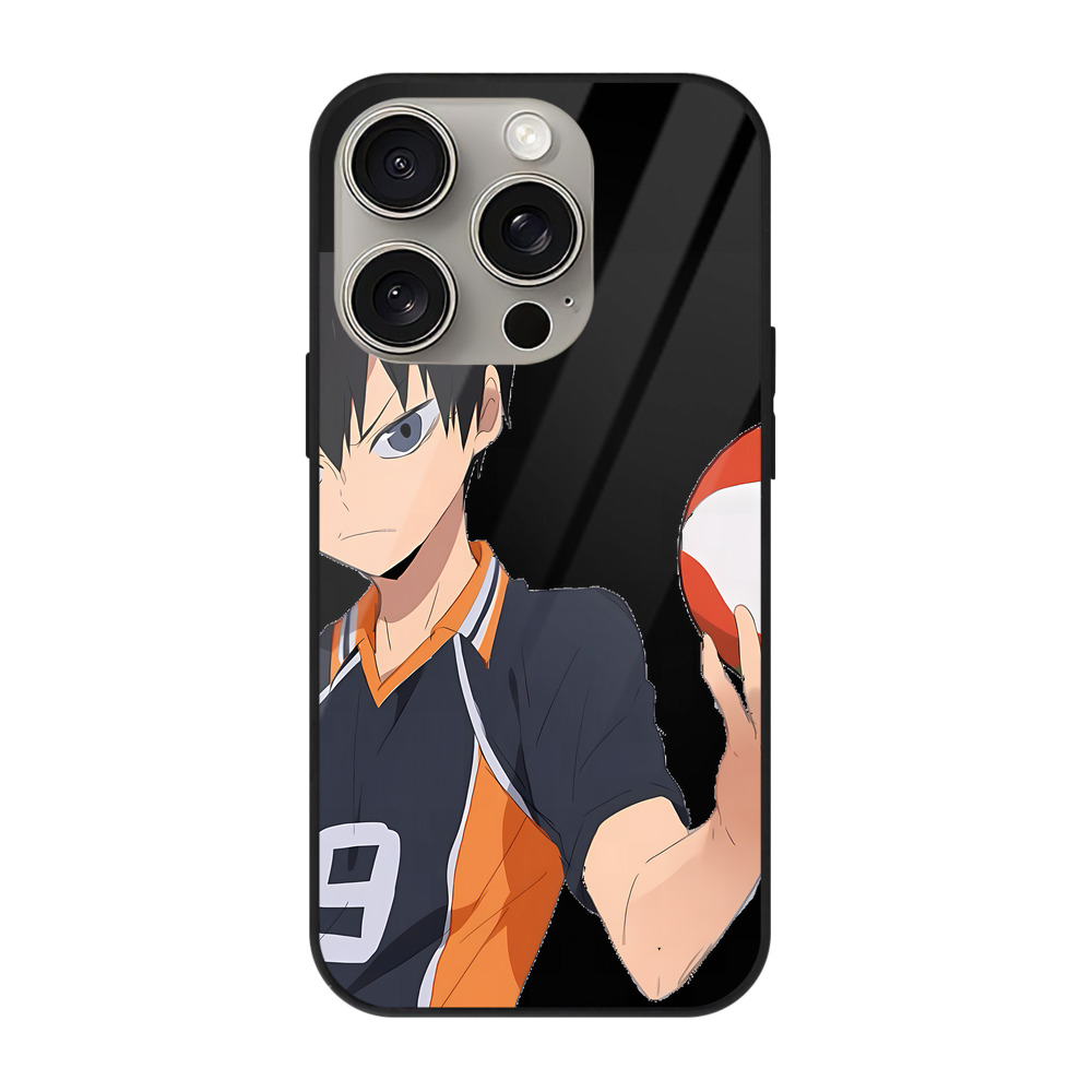 （画像用） ハイキュー!! Haikyu!! 【iPhone15Pro対応】スマホケース 耐衝撃＆黄変防止 背面ガラス