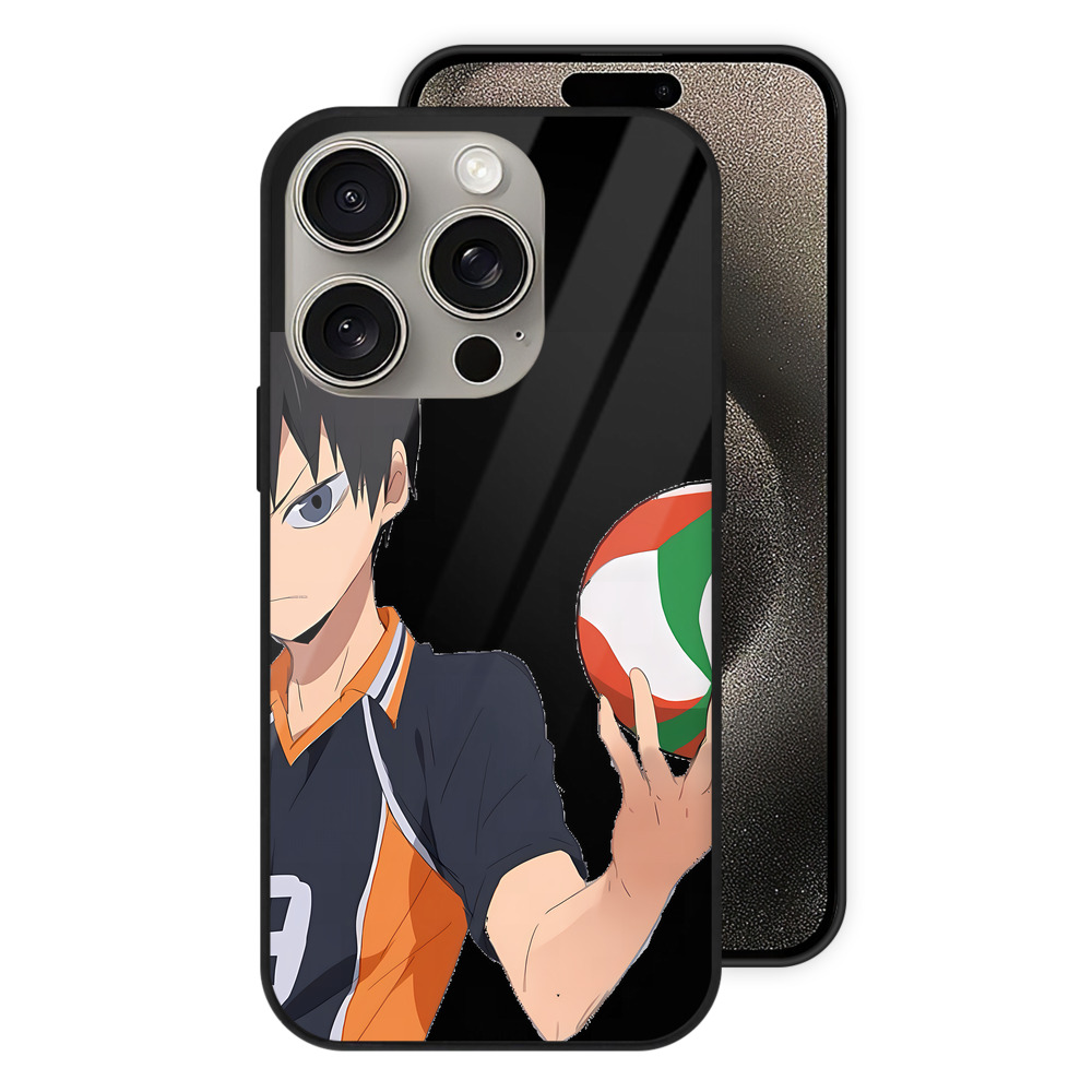 （画像用） ハイキュー!! Haikyu!! 【iPhone15Pro対応】スマホケース 耐衝撃＆黄変防止 背面ガラス