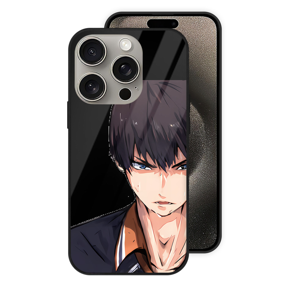 （画像用） ハイキュー!! Haikyu!! 【iPhone15Pro対応】スマホケース 耐衝撃＆黄変防止 背面ガラス