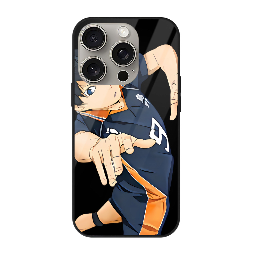 （画像用） ハイキュー!! Haikyu!! 【iPhone15Pro対応】スマホケース 耐衝撃＆黄変防止 背面ガラス