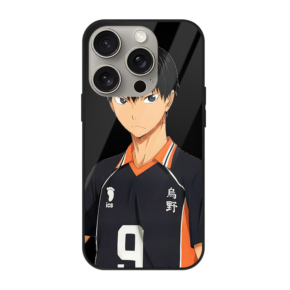 （画像用） ハイキュー!! Haikyu!! 【iPhone15Pro対応】スマホケース 耐衝撃＆黄変防止 背面ガラス