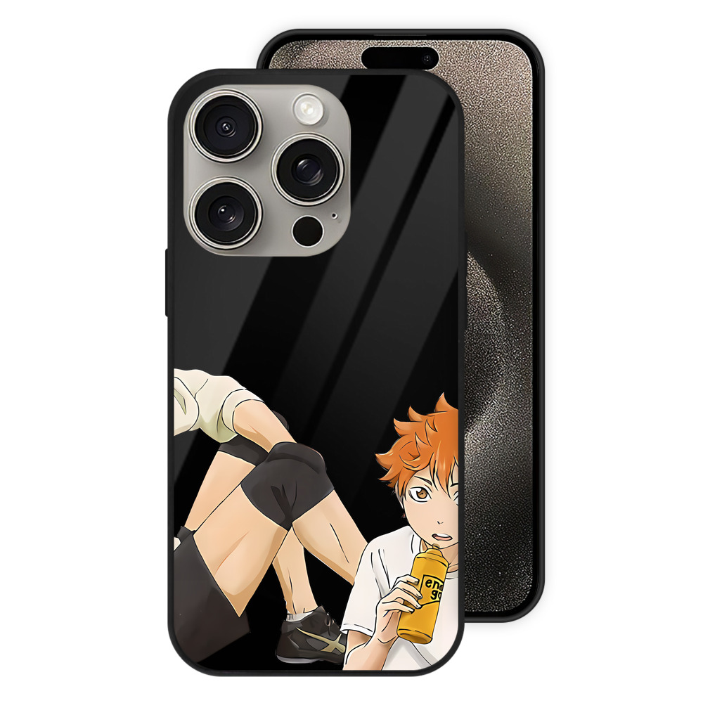 （画像用） ハイキュー!! Haikyu!! 【iPhone15Pro対応】スマホケース 耐衝撃＆黄変防止 背面ガラス