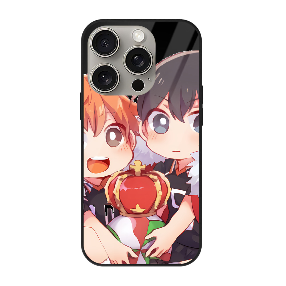 （画像用） ハイキュー!! Haikyu!! 【iPhone15Pro対応】スマホケース 耐衝撃＆黄変防止 背面ガラス