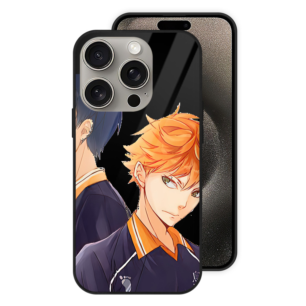 （画像用） ハイキュー!! Haikyu!! 【iPhone15Pro対応】スマホケース 耐衝撃＆黄変防止 背面ガラス