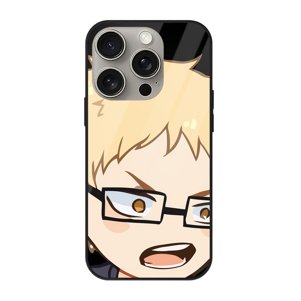 （画像用） ハイキュー!! Haikyu!! 【iPhone15Pro対応】スマホケース 耐衝撃＆黄変防止 背面ガラス