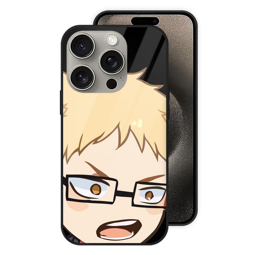 （画像用） ハイキュー!! Haikyu!! 【iPhone15Pro対応】スマホケース 耐衝撃＆黄変防止 背面ガラス
