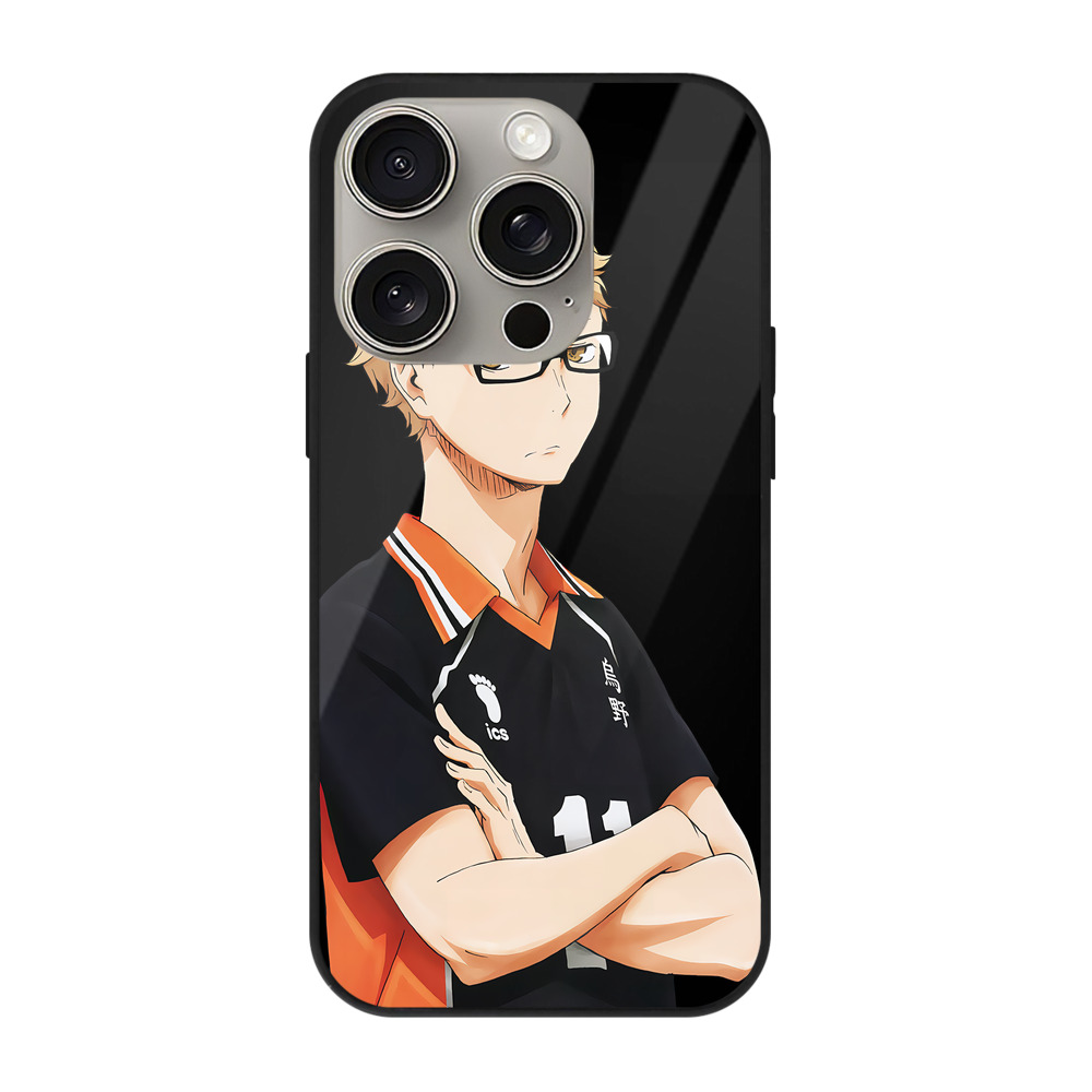 （画像用） ハイキュー!! Haikyu!! 【iPhone15Pro対応】スマホケース 耐衝撃＆黄変防止 背面ガラス