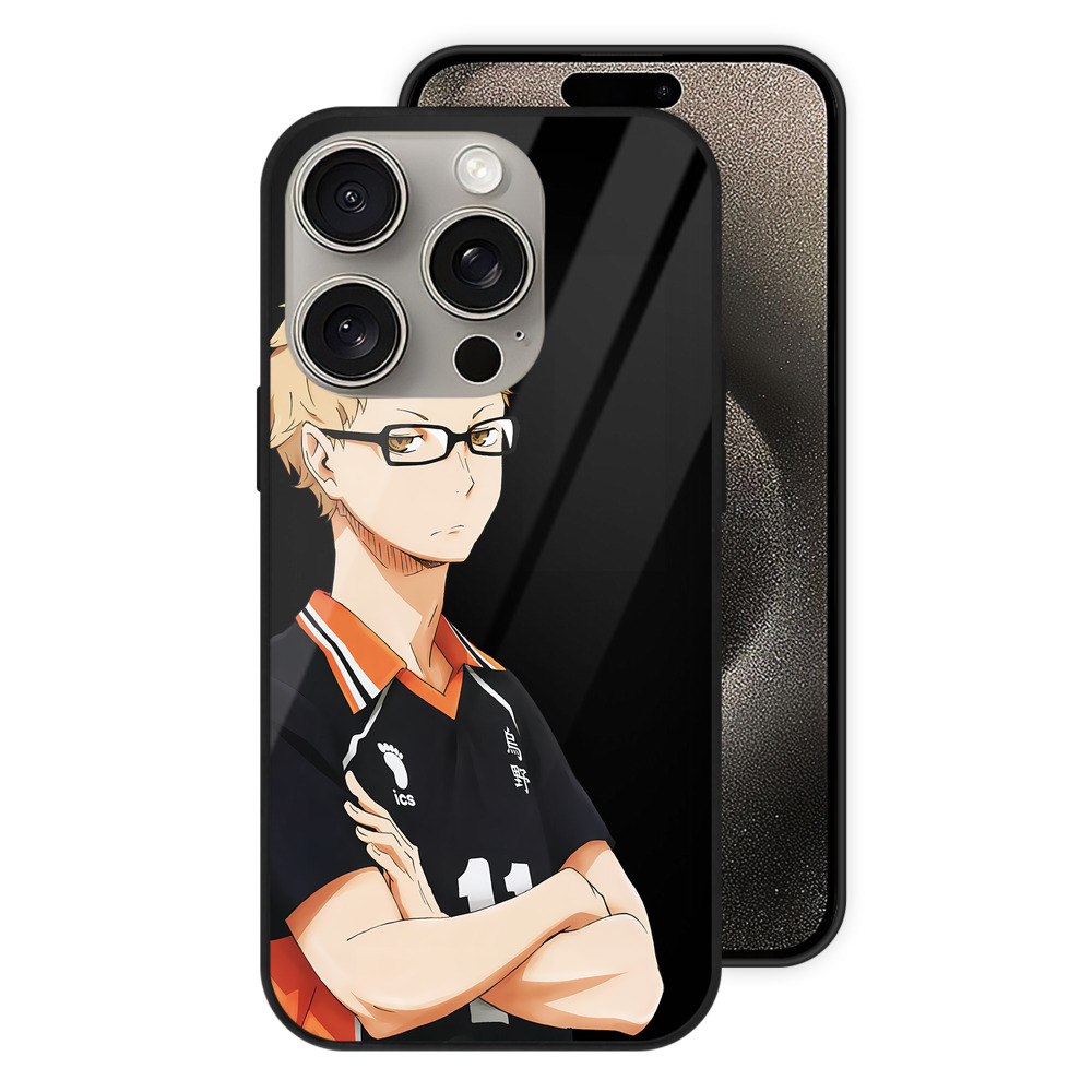 （画像用） ハイキュー!! Haikyu!! 【iPhone15Pro対応】スマホケース 耐衝撃＆黄変防止 背面ガラス
