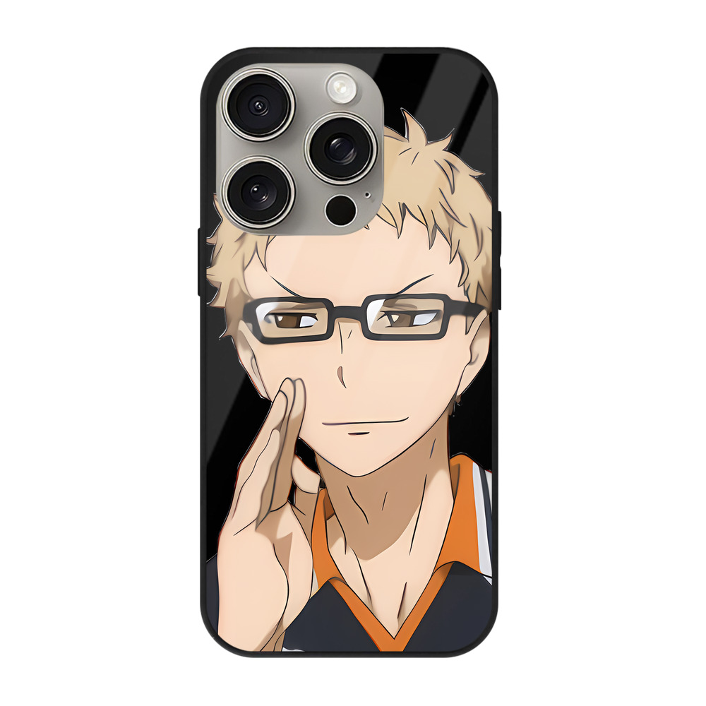 （画像用） ハイキュー!! Haikyu!! 【iPhone15Pro対応】スマホケース 耐衝撃＆黄変防止 背面ガラス