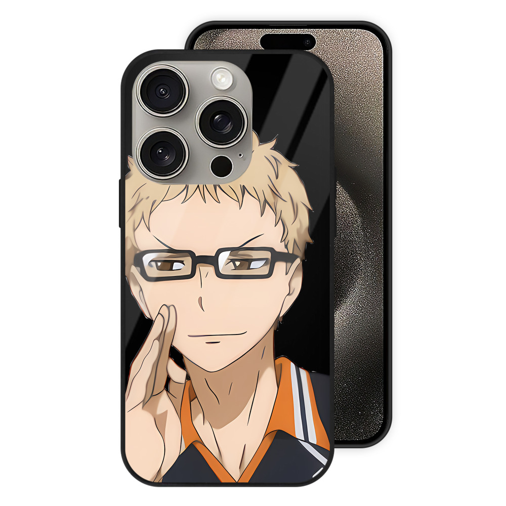（画像用） ハイキュー!! Haikyu!! 【iPhone15Pro対応】スマホケース 耐衝撃＆黄変防止 背面ガラス