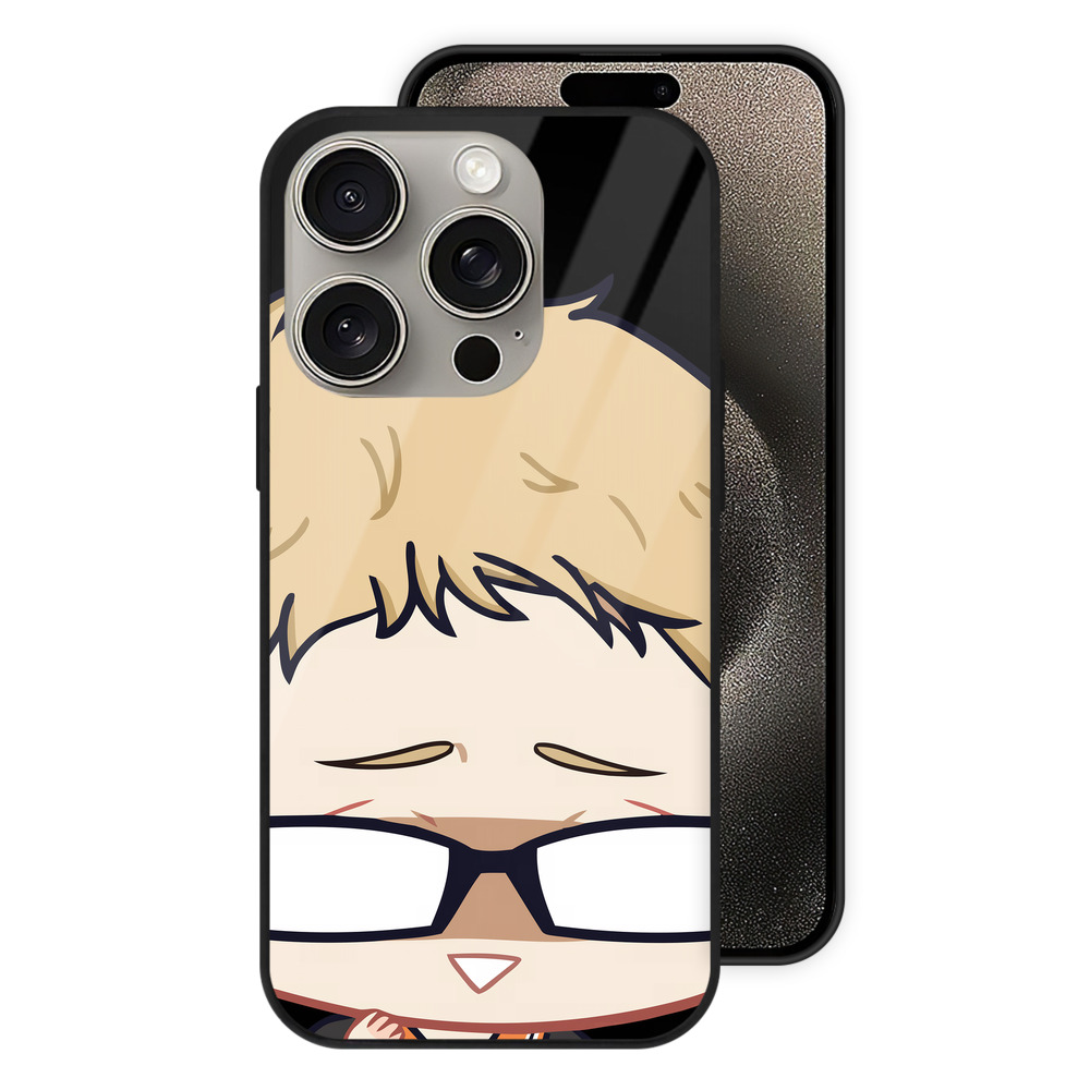 （画像用） ハイキュー!! Haikyu!! 【iPhone15Pro対応】スマホケース 耐衝撃＆黄変防止 背面ガラス