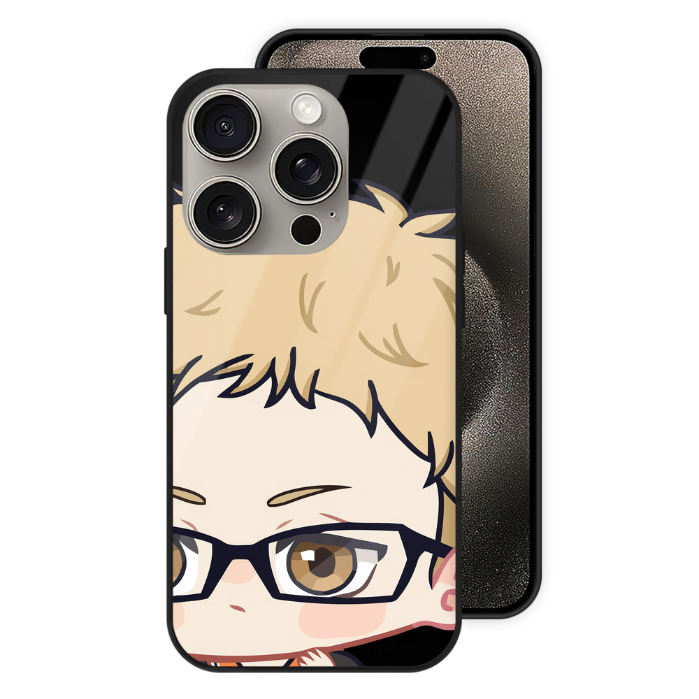 （画像用） ハイキュー!! Haikyu!! 【iPhone15Pro対応】スマホケース 耐衝撃＆黄変防止 背面ガラス