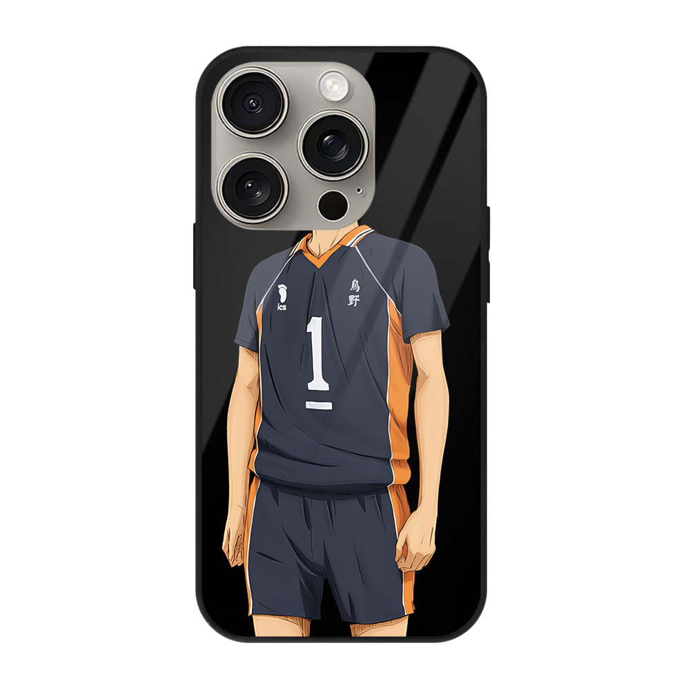 （画像用） ハイキュー!! Haikyu!! 【iPhone15Pro対応】スマホケース 耐衝撃＆黄変防止 背面ガラス