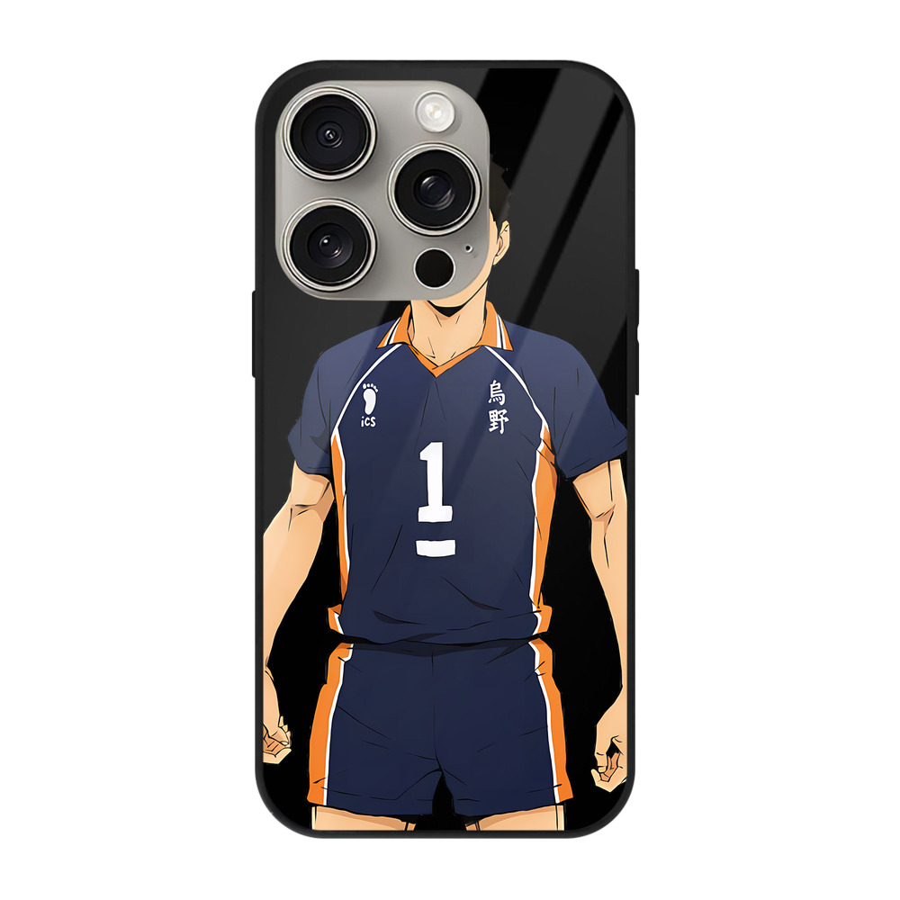 （画像用） ハイキュー!! Haikyu!! 【iPhone15Pro対応】スマホケース 耐衝撃＆黄変防止 背面ガラス