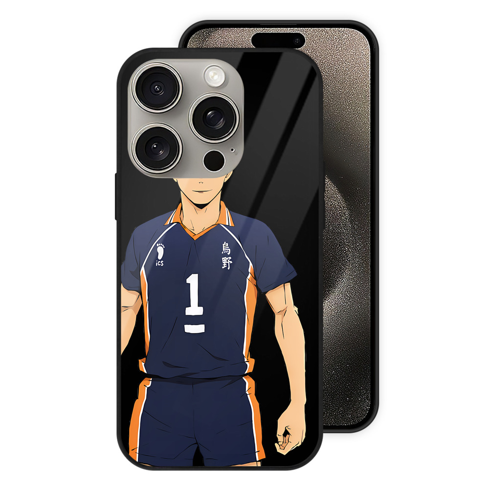 （画像用） ハイキュー!! Haikyu!! 【iPhone15Pro対応】スマホケース 耐衝撃＆黄変防止 背面ガラス